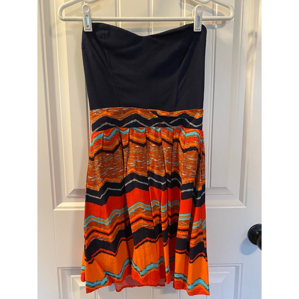 Strapless Pattern Dress